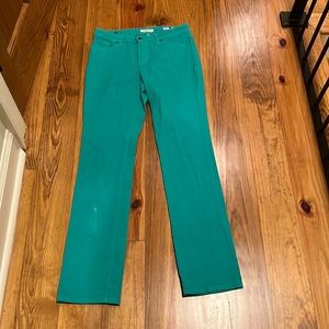 Vizcaino green straight jeans